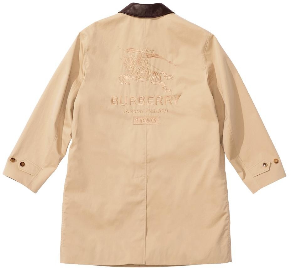 Supreme®/Burberry® Leather Collar Trench view 21